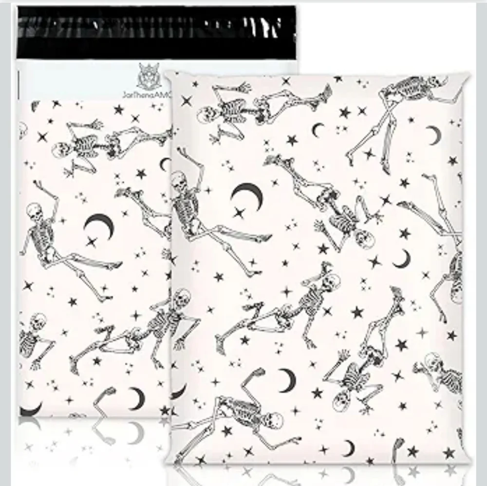 Dancing Skeletons 15 Count Polymailers